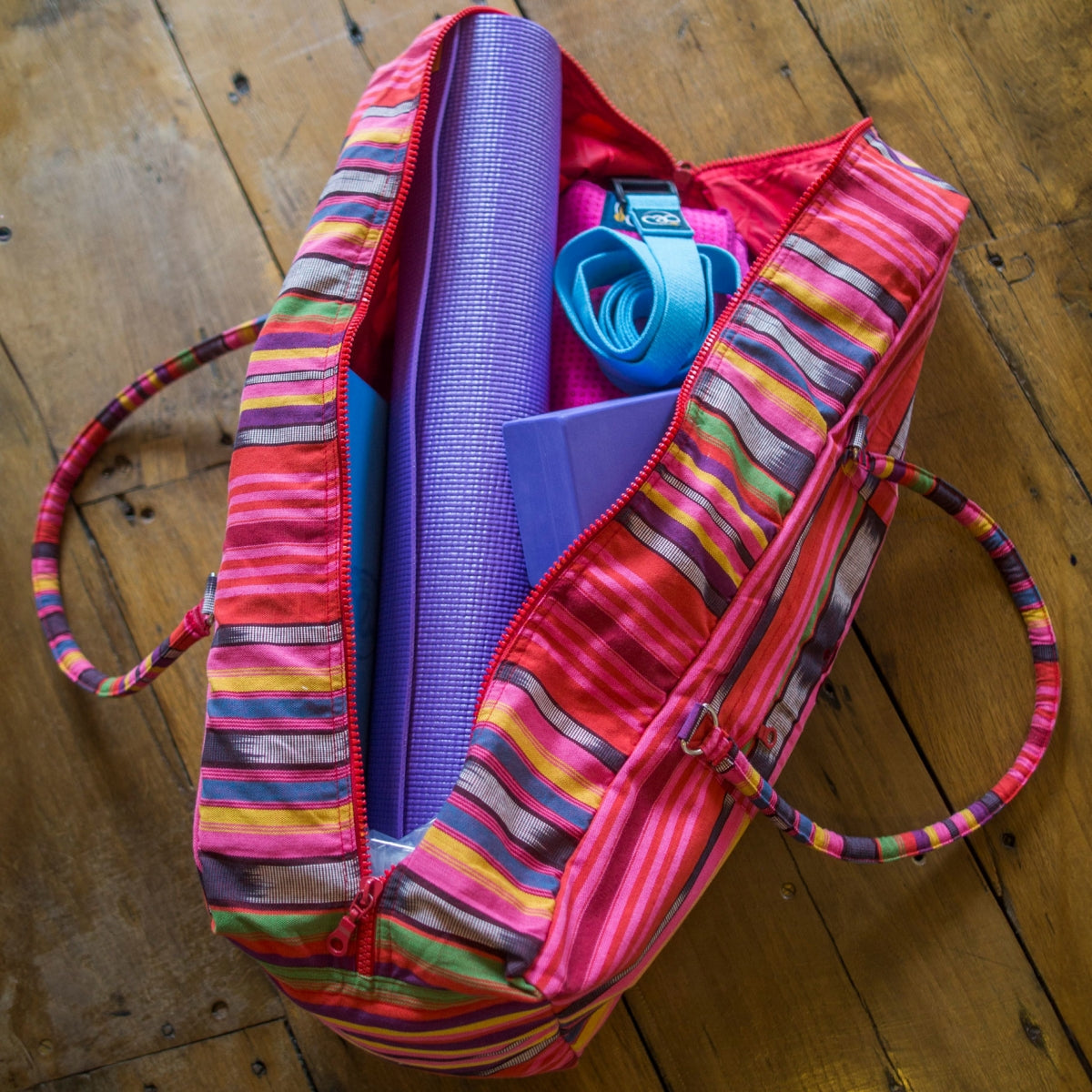 DELUXE Blue Large Yoga Equipment Bag