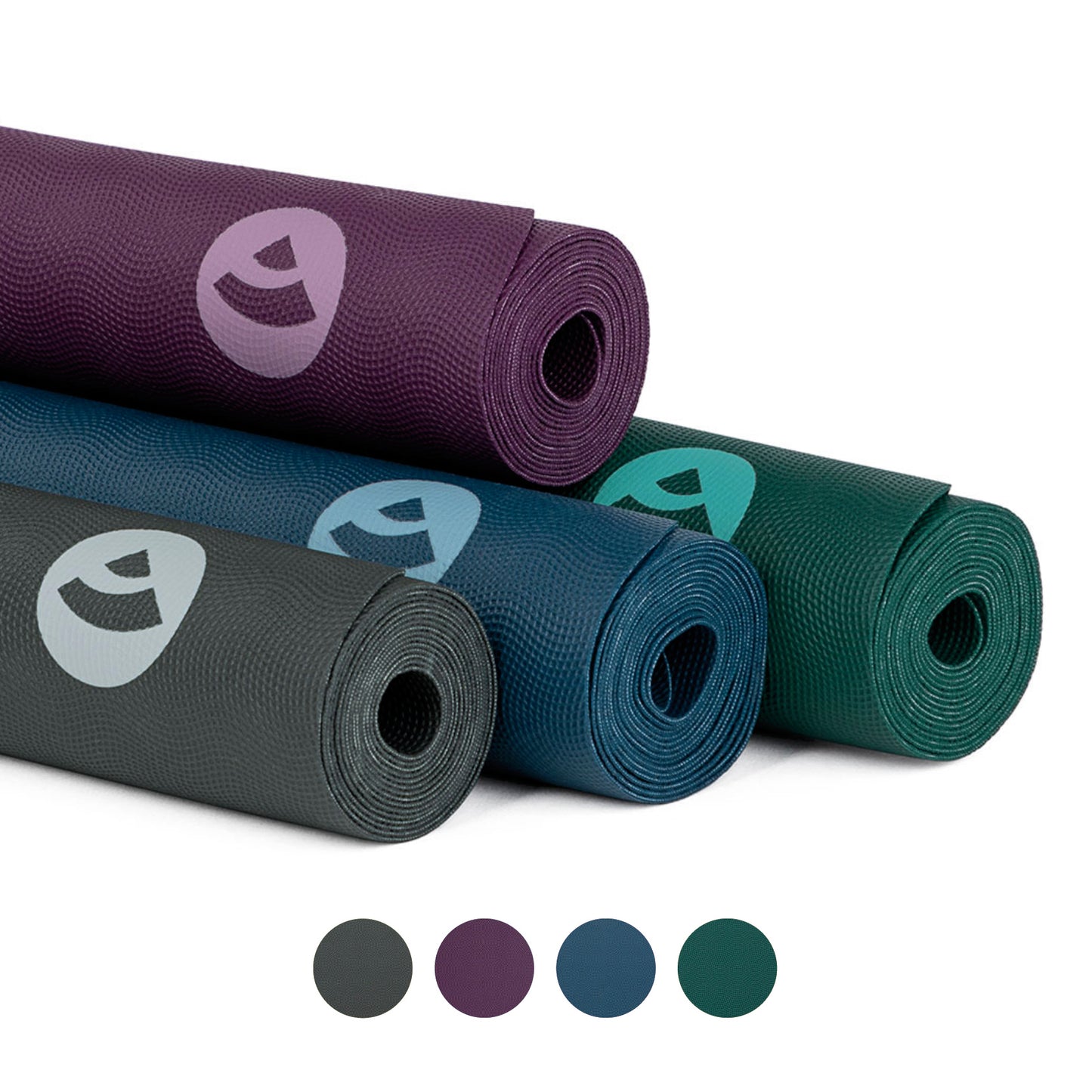 185cm VIOLET PURPLE Natural Rubber Foldable Travel EcoPRO Yoga Mat - 1.3mm Thick - Extra Grip - Super Slim