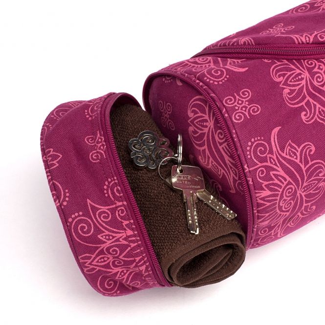 Maharaja Asana 60 Cotton Yoga Mat Bag - fits 60cm wide Yoga Mats