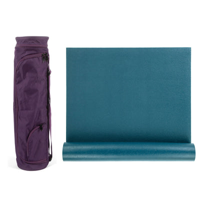 220cm EXTRA LONG Premier Yoga Mat & Asana 60 Mat Bag