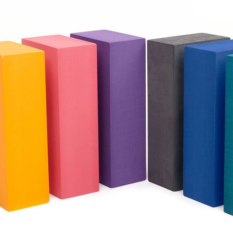 2 x Yoga Hi-density EVA Foam Bricks Earth Range