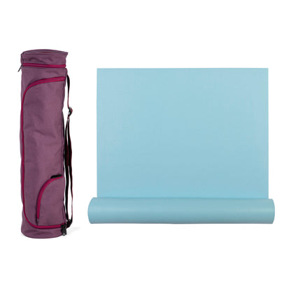 220cm EXTRA LONG Premier Yoga Mat & Asana 60 Mat Bag