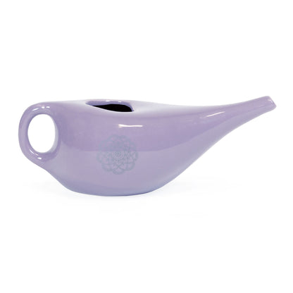 Nasal Neti Pot with Mandala Pattern | Ceramic Neti Pot