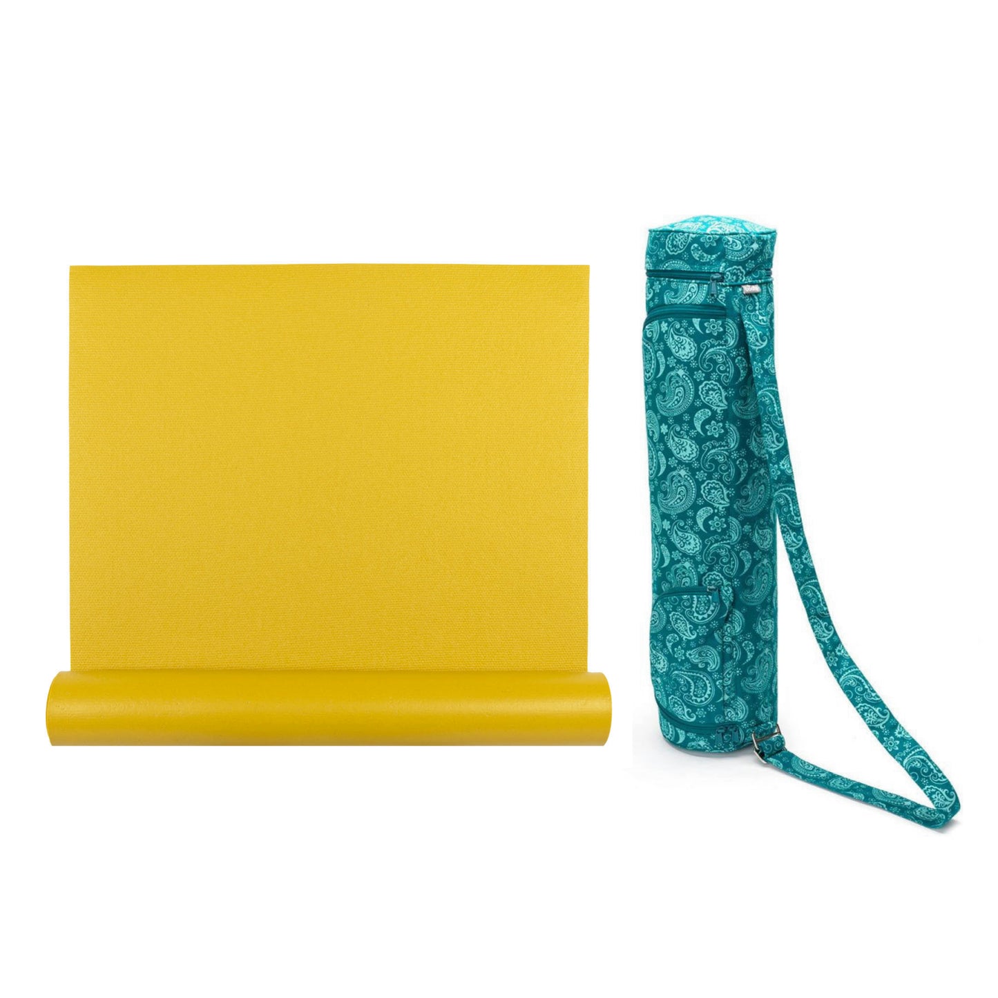 200cm EXTRA LONG Premier Yoga Mat & Maharaja Mat Bag