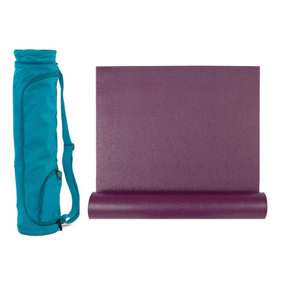 220cm EXTRA LONG Premier Yoga Mat & Asana 60 Mat Bag