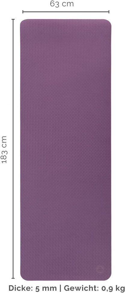 15% OFF - Eco-Friendly Lightweight TPE Yoga Mat FLOW - 5mm