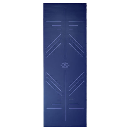 YogaMad 183cm Natural Rubber SureGrip Eco Alignment Yoga Mat - 4mm Thick - Extra Grip