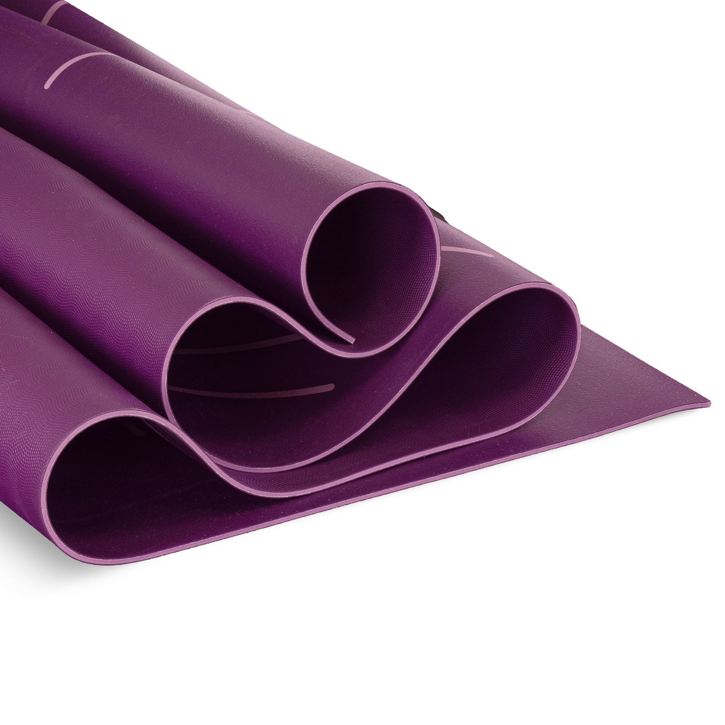 YogaMad 183cm Natural Rubber SureGrip Eco Alignment Yoga Mat - 4mm Thick - Extra Grip