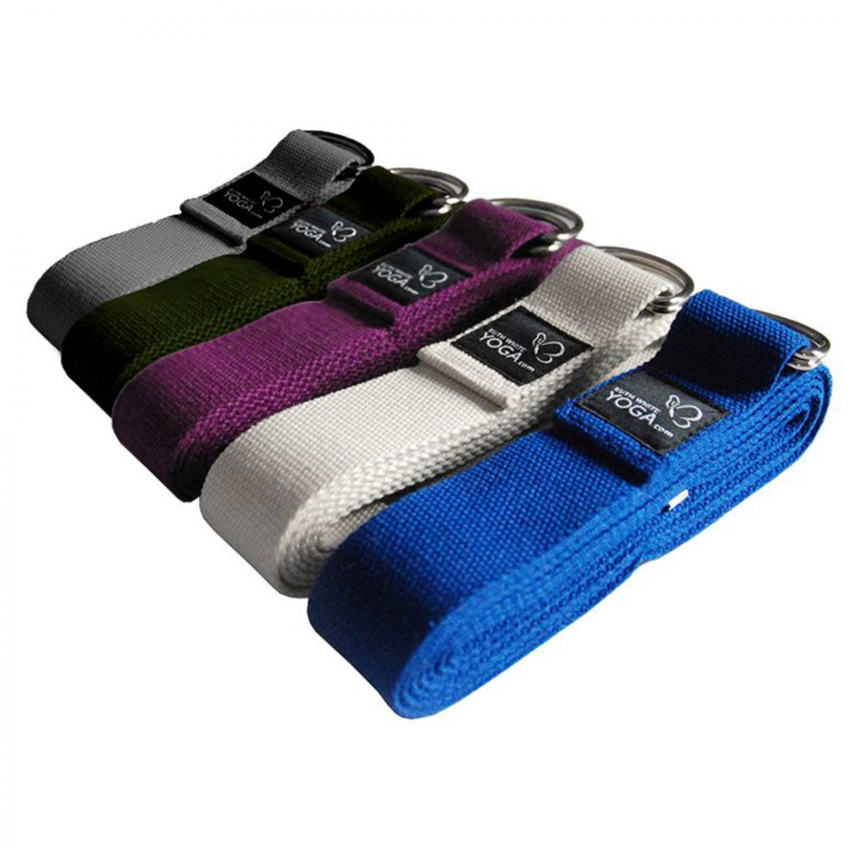 TEACHER PACK of 20 Classic Yoga Belts - Straps - 250cm - D-RING Buckle