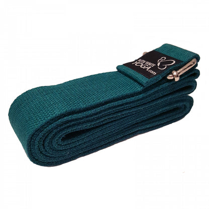 TEACHER PACK of 10 Classic Yoga Belts - Straps - 250cm - SQUARE Metal Buckle