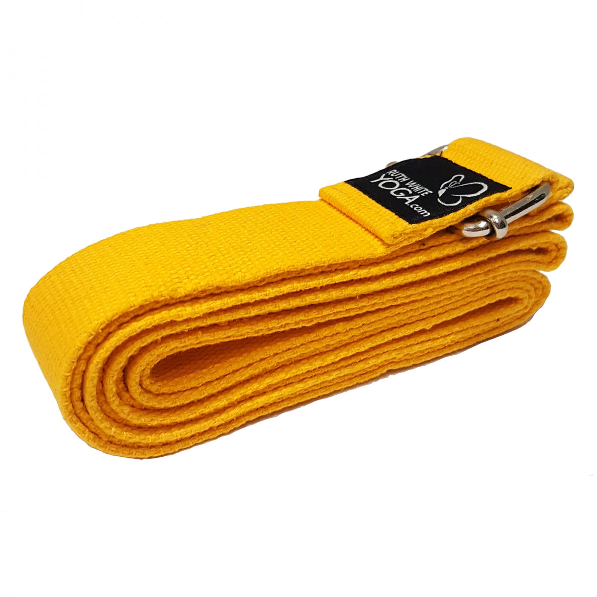 TEACHER PACK of 10 Classic Yoga Belts - Straps - 250cm - SQUARE Metal Buckle