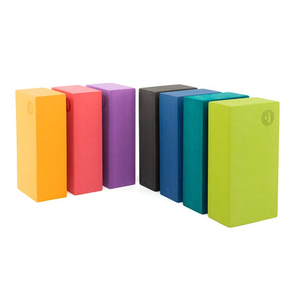 2 x Yoga Hi-density EVA Foam Bricks Earth Range