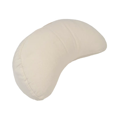 Slim Buckwheat Crescent Zafu Meditation Cushion - YOGI MOON ECO