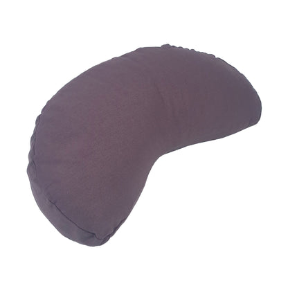 Slim Buckwheat Crescent Zafu Meditation Cushion - YOGI MOON ECO