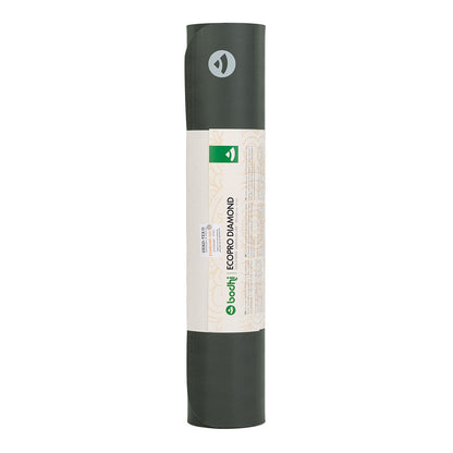EcoPRO Natural Rubber Diamond Yoga Mat - 6mm Thick