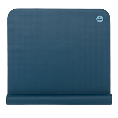 185cm OCEAN BLUE Natural Rubber Foldable Travel EcoPRO Yoga Mat - 1.3mm Thick - Extra Grip - Super Slim