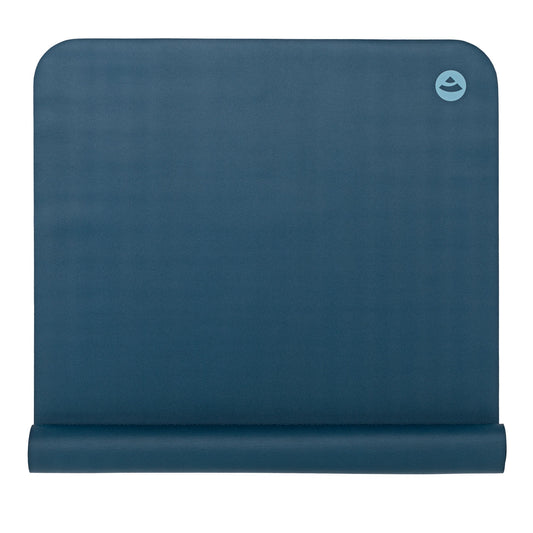 185cm OCEAN BLUE Natural Rubber Foldable Travel EcoPRO Yoga Mat - 1.3mm Thick - Extra Grip - Super Slim