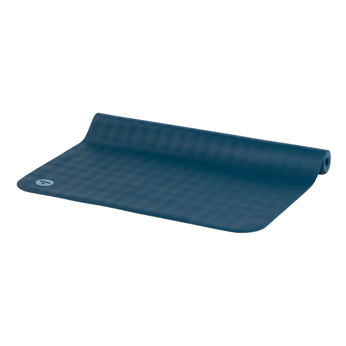 185cm OCEAN BLUE Natural Rubber Foldable Travel EcoPRO Yoga Mat - 1.3mm Thick - Extra Grip - Super Slim