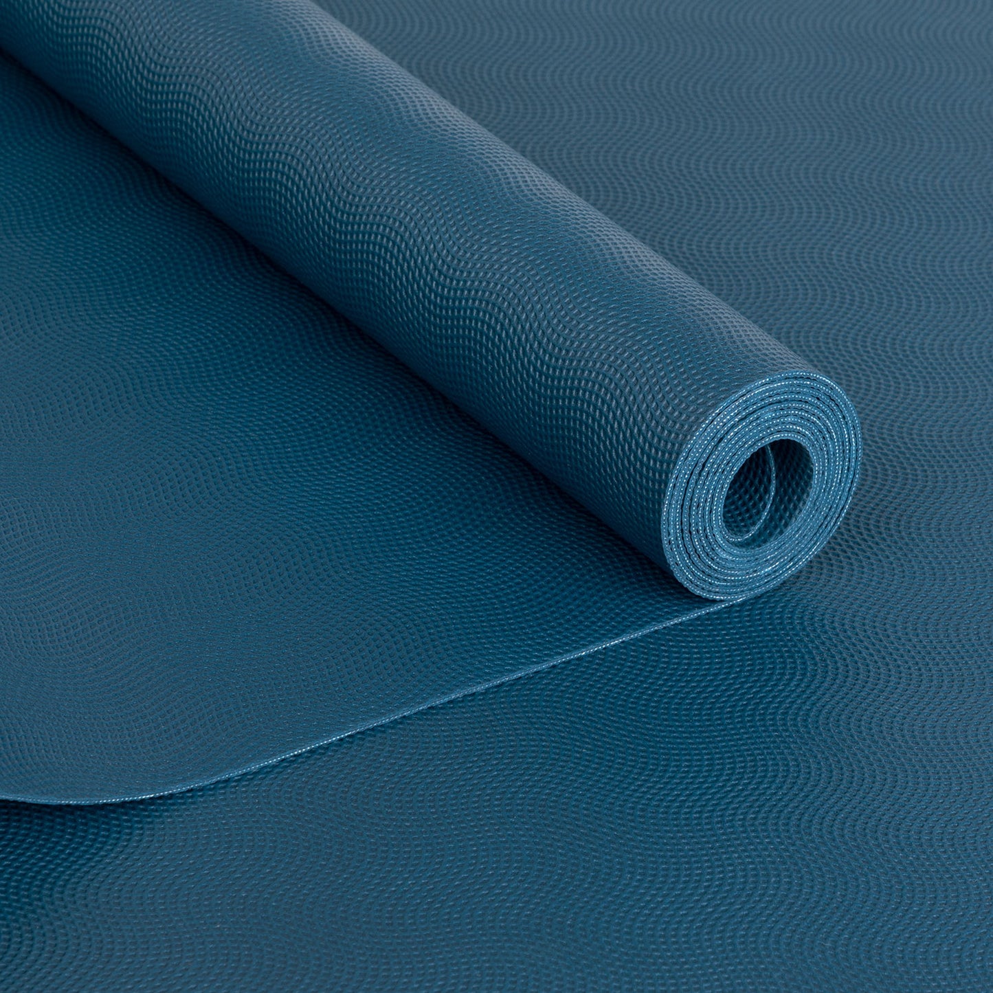 185cm OCEAN BLUE Natural Rubber Foldable Travel EcoPRO Yoga Mat - 1.3mm Thick - Extra Grip - Super Slim