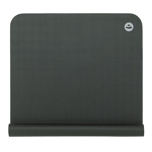 185cm SLATE GREY Natural Rubber Foldable Travel EcoPRO Yoga Mat - 1.3mm Thick - Extra Grip - Super Slim