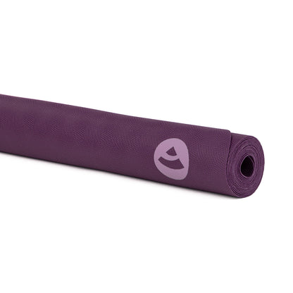 185cm VIOLET PURPLE Natural Rubber Foldable Travel EcoPRO Yoga Mat - 1.3mm Thick - Extra Grip - Super Slim