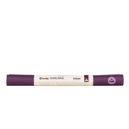 185cm VIOLET PURPLE Natural Rubber Foldable Travel EcoPRO Yoga Mat - 1.3mm Thick - Extra Grip - Super Slim
