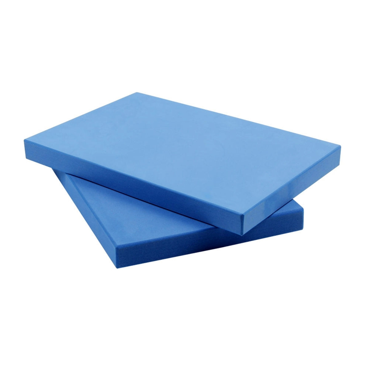 Mid Blue EVA Foam HALF Height Yoga Block