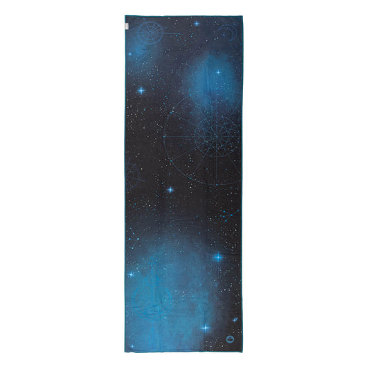 Hot Yoga Grip Towel² with anti-slip Silicone Dots | Cosmic Space print design
