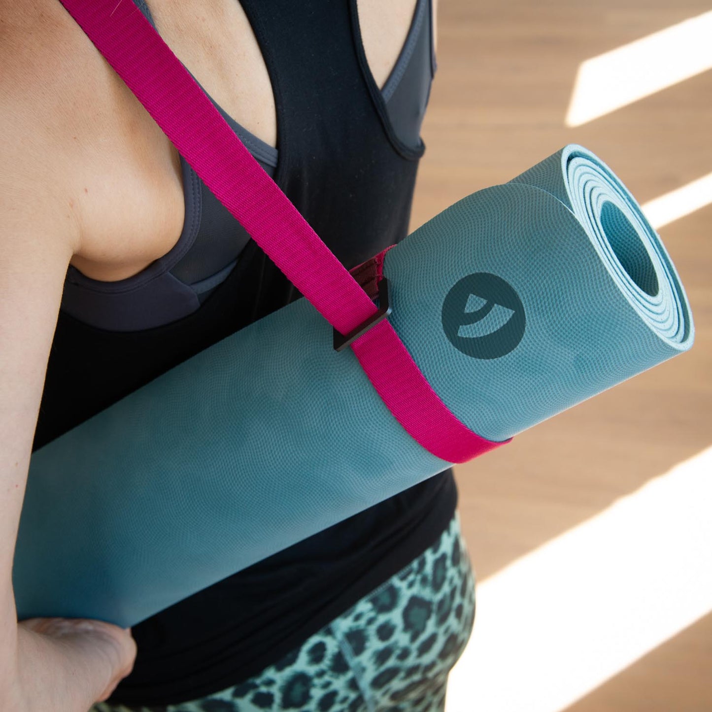 Yoga Mat Harness Carry Strap with Two Tone Colours