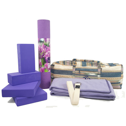 Complete Yoga Kit with 180cm Classic Studio Yoga Mat