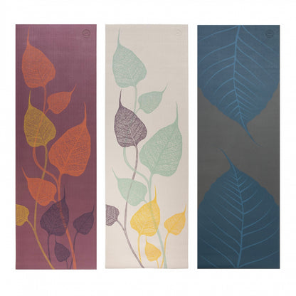 Tree Leaf and Leaves Pattern Yoga Mats - Leela Collection