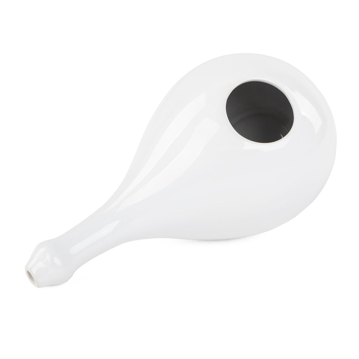 Nasal Neti Pot | Plain White Ceramic Neti Pot - 400ml