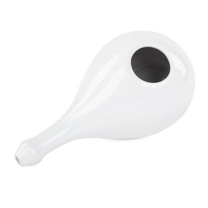 Nasal Neti Pot | Plain White Ceramic Neti Pot - 400ml