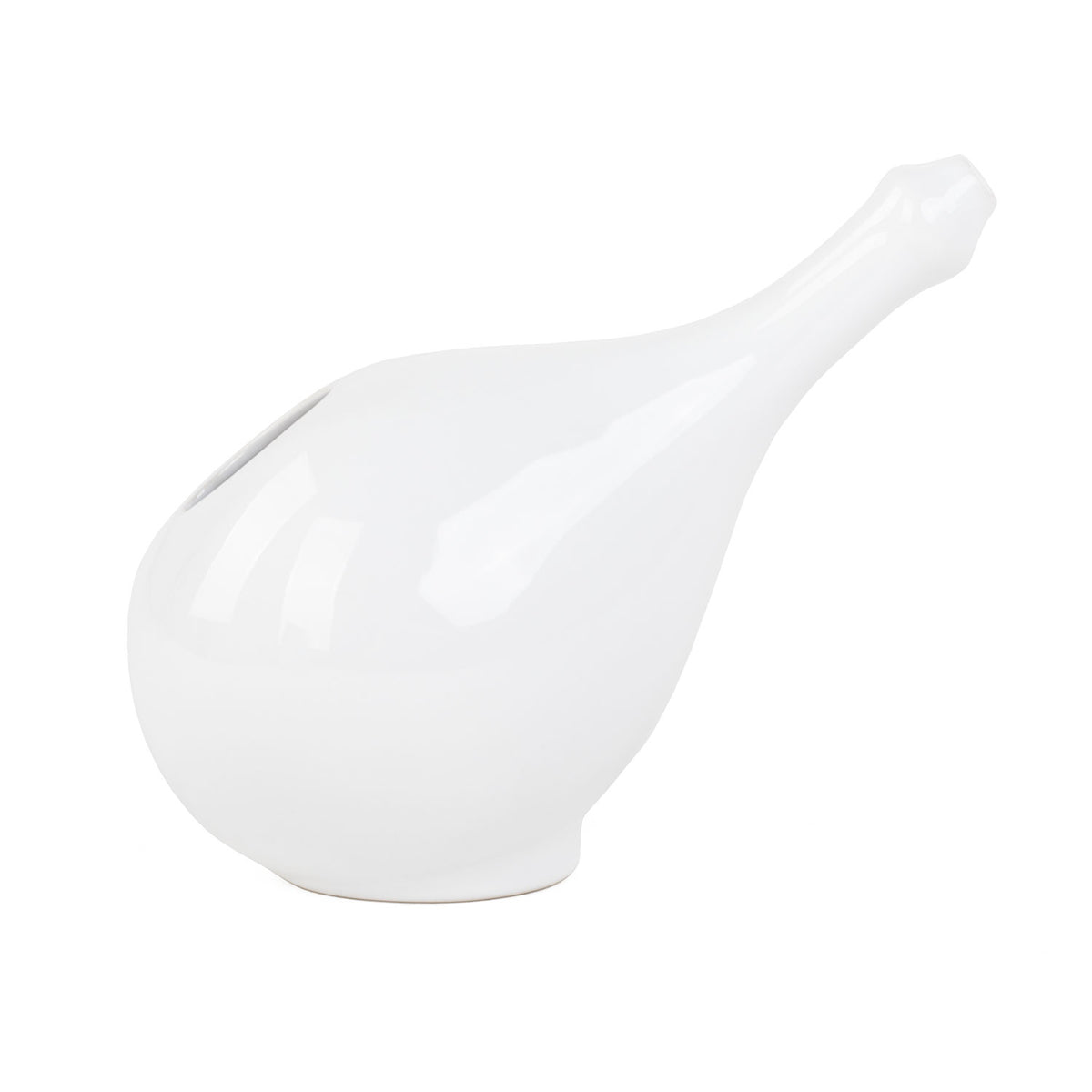 Nasal Neti Pot | Plain White Ceramic Neti Pot - 400ml