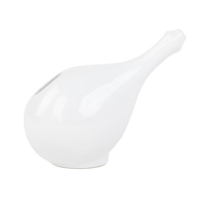 Nasal Neti Pot | Plain White Ceramic Neti Pot - 400ml