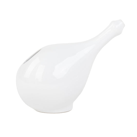 Nasal Neti Pot | Plain White Ceramic Neti Pot - 400ml