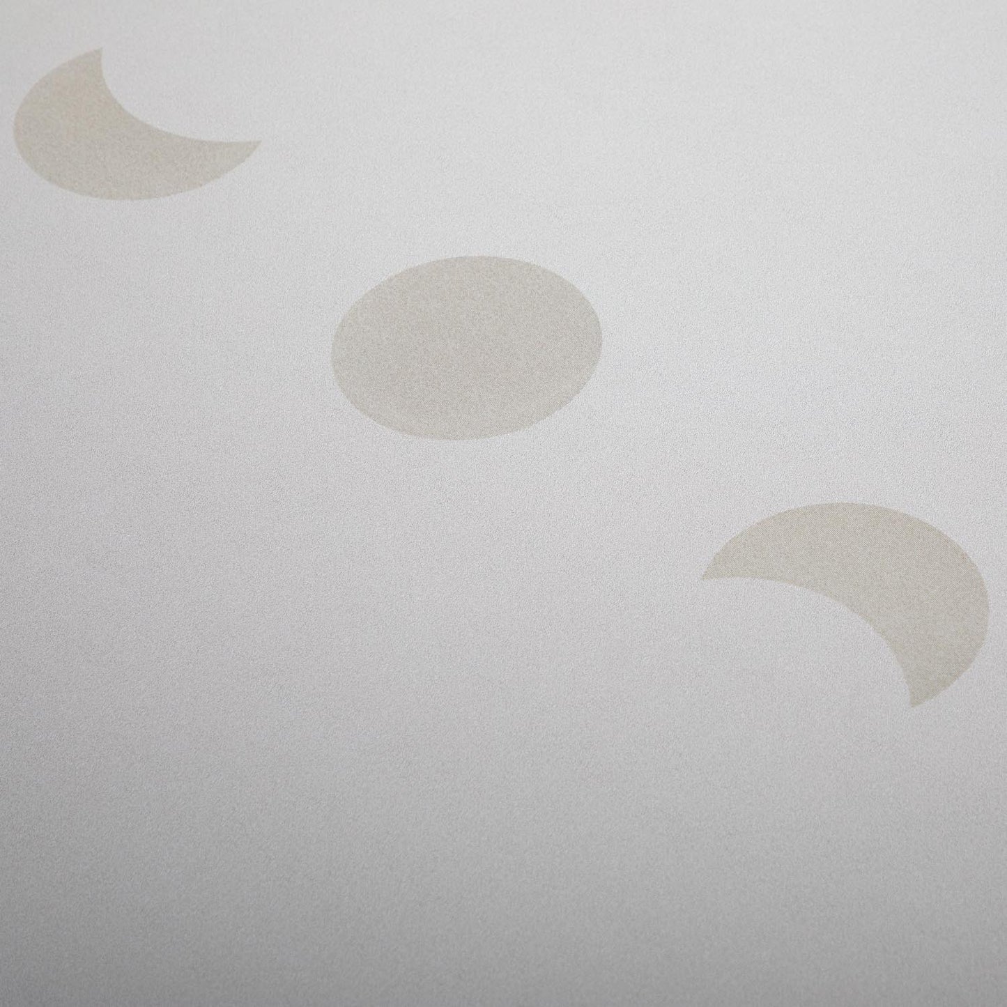 185cm Light Taupe PHOENIX Natural Rubber Yoga Mat with PU Coating - Moon Phases printed design - 4mm Thick