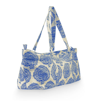 Deluxe PALMETTE LEAF Blue Yoga Prop Kit Large Equipment Bag