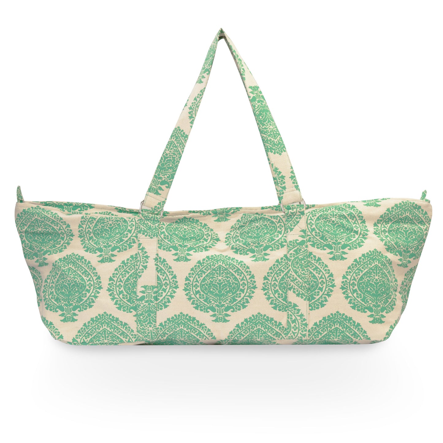 Deluxe PALMETTE LEAF Sea Green Yoga Prop Kit Large Equipment Bag