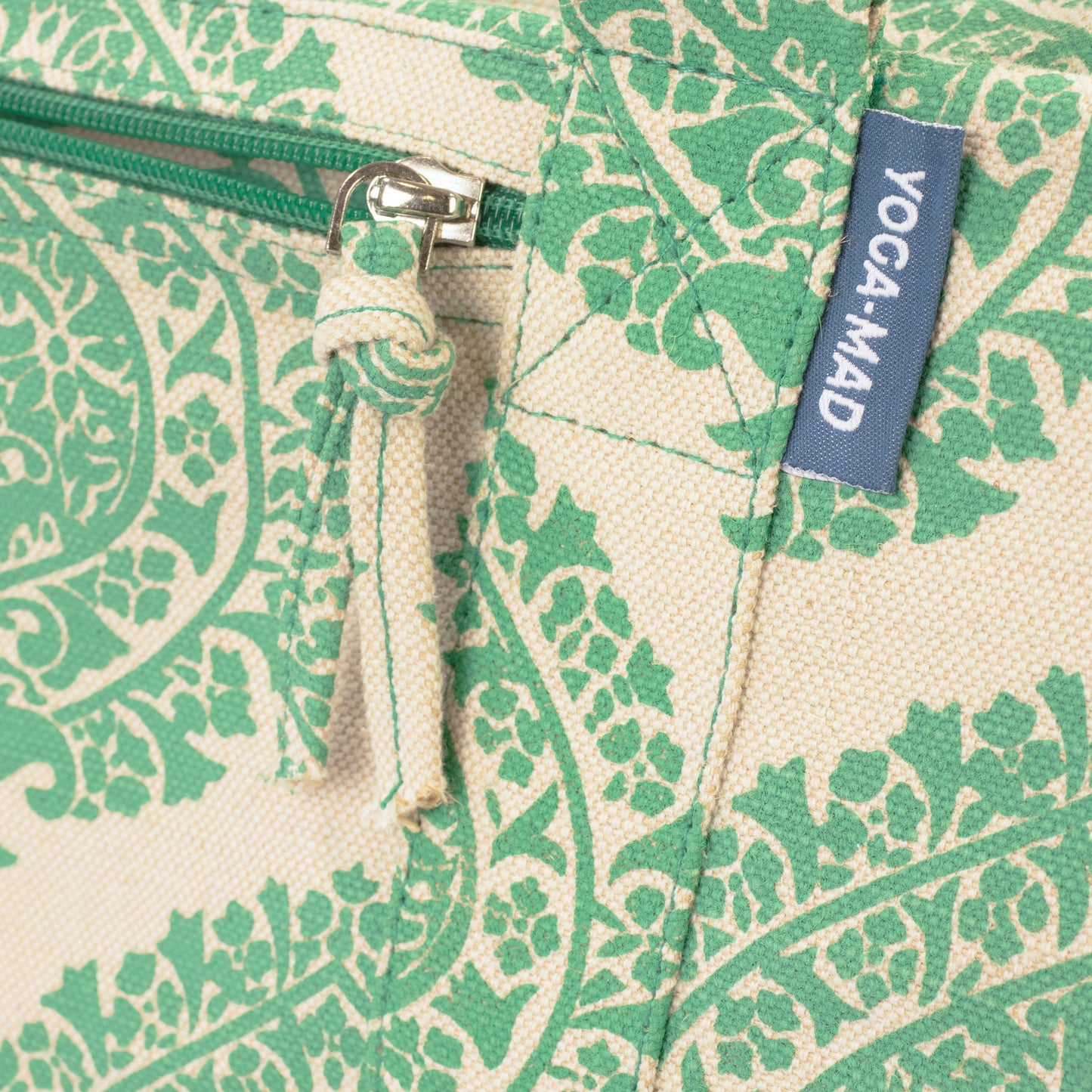 Deluxe PALMETTE LEAF Sea Green Yoga Prop Kit Large Equipment Bag