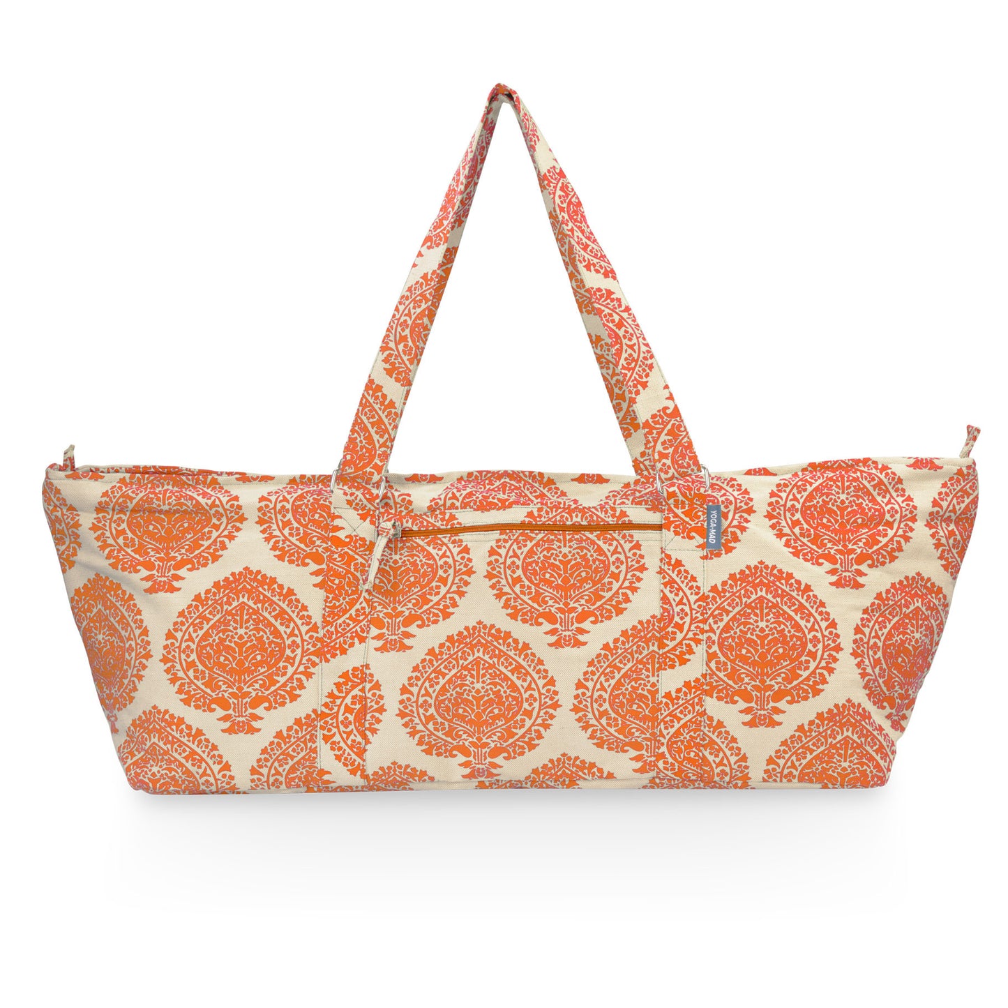 Deluxe PALMETTE LEAF Orange Yoga Prop Kit Large Equipment Bag
