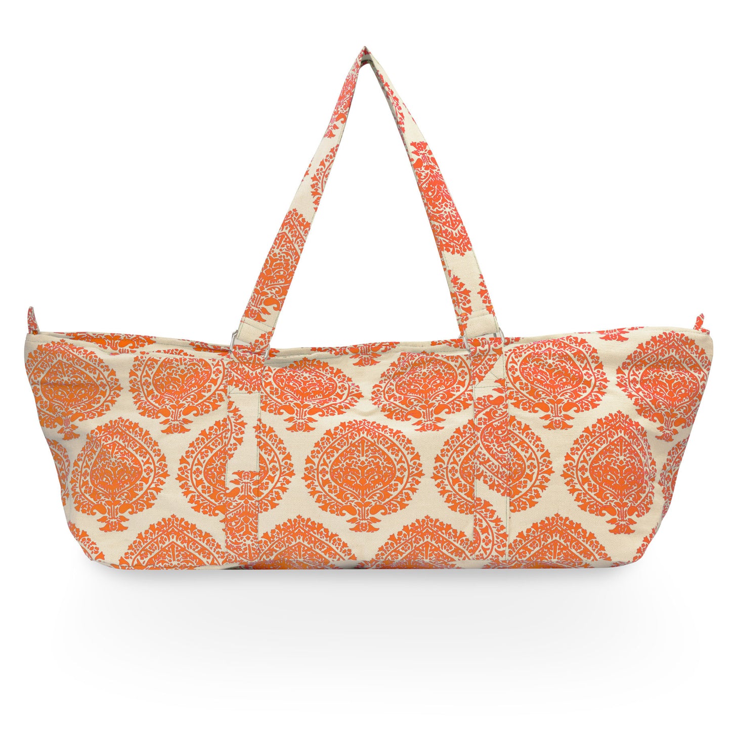 Deluxe PALMETTE LEAF Orange Yoga Prop Kit Large Equipment Bag