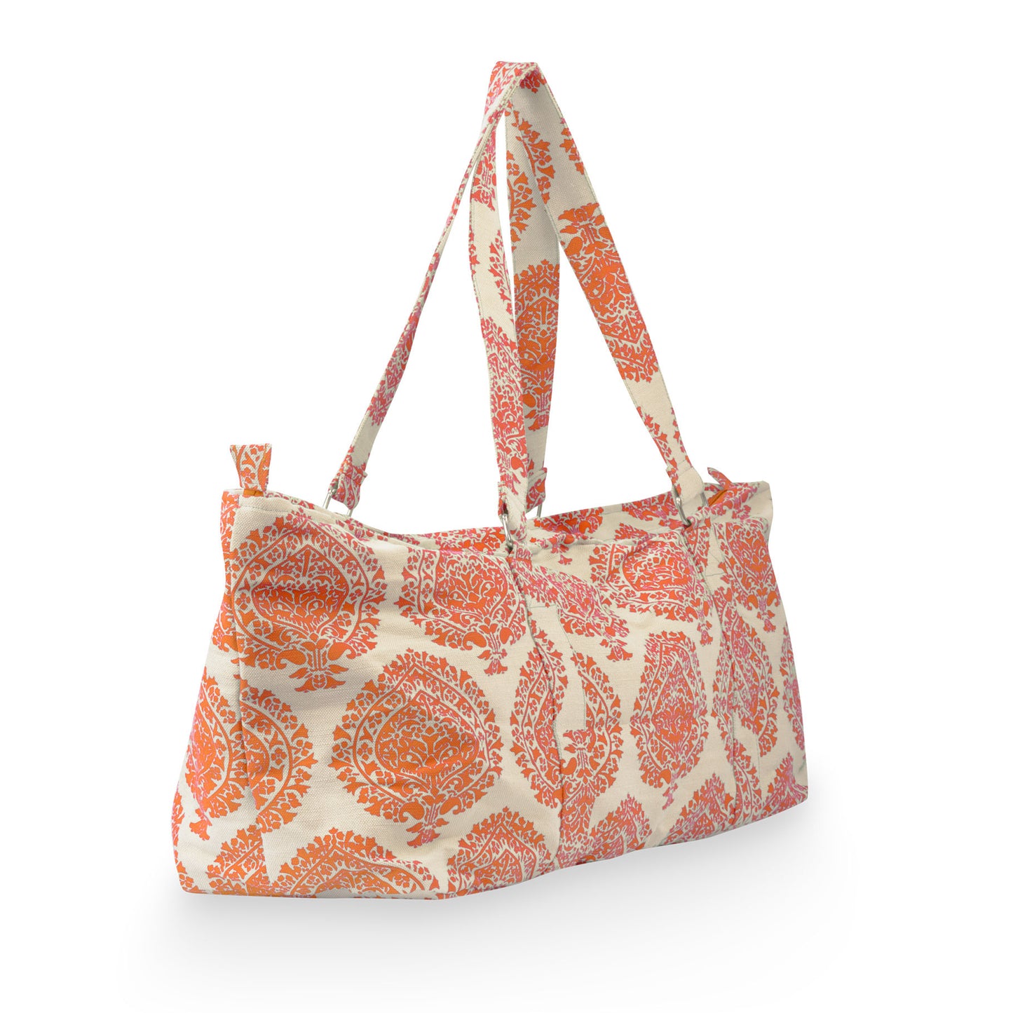 Deluxe PALMETTE LEAF Orange Yoga Prop Kit Large Equipment Bag