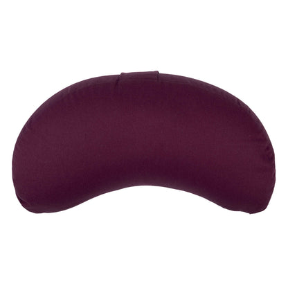 Slim Buckwheat Crescent Zafu Meditation Cushion - YOGI MOON ECO