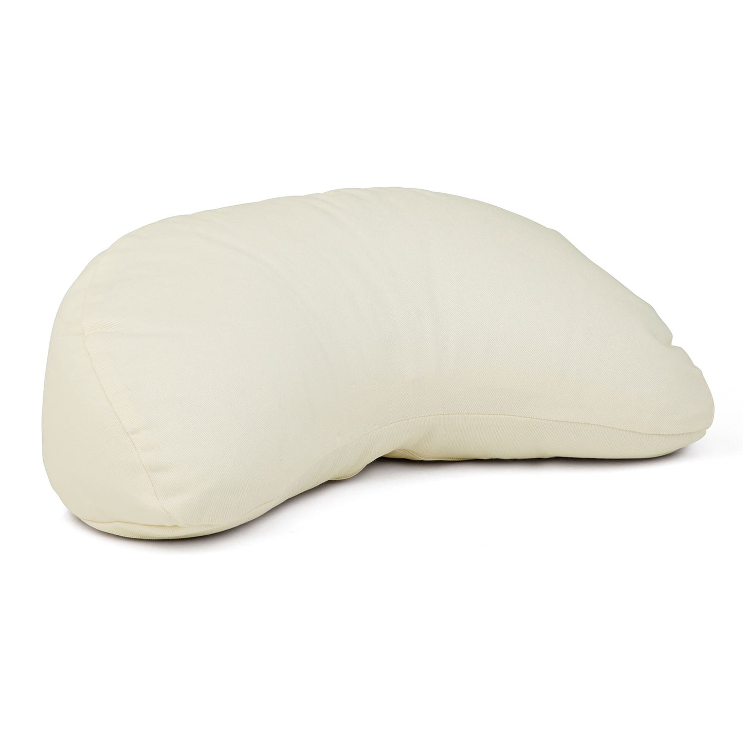 Slim Buckwheat Crescent Zafu Meditation Cushion - YOGI MOON ECO