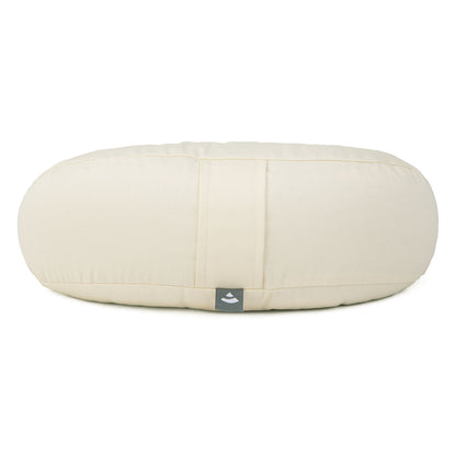 Slim Buckwheat Crescent Zafu Meditation Cushion - YOGI MOON ECO