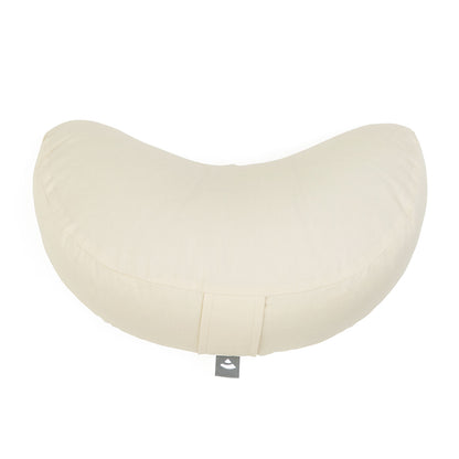 Slim Buckwheat Crescent Zafu Meditation Cushion - YOGI MOON ECO