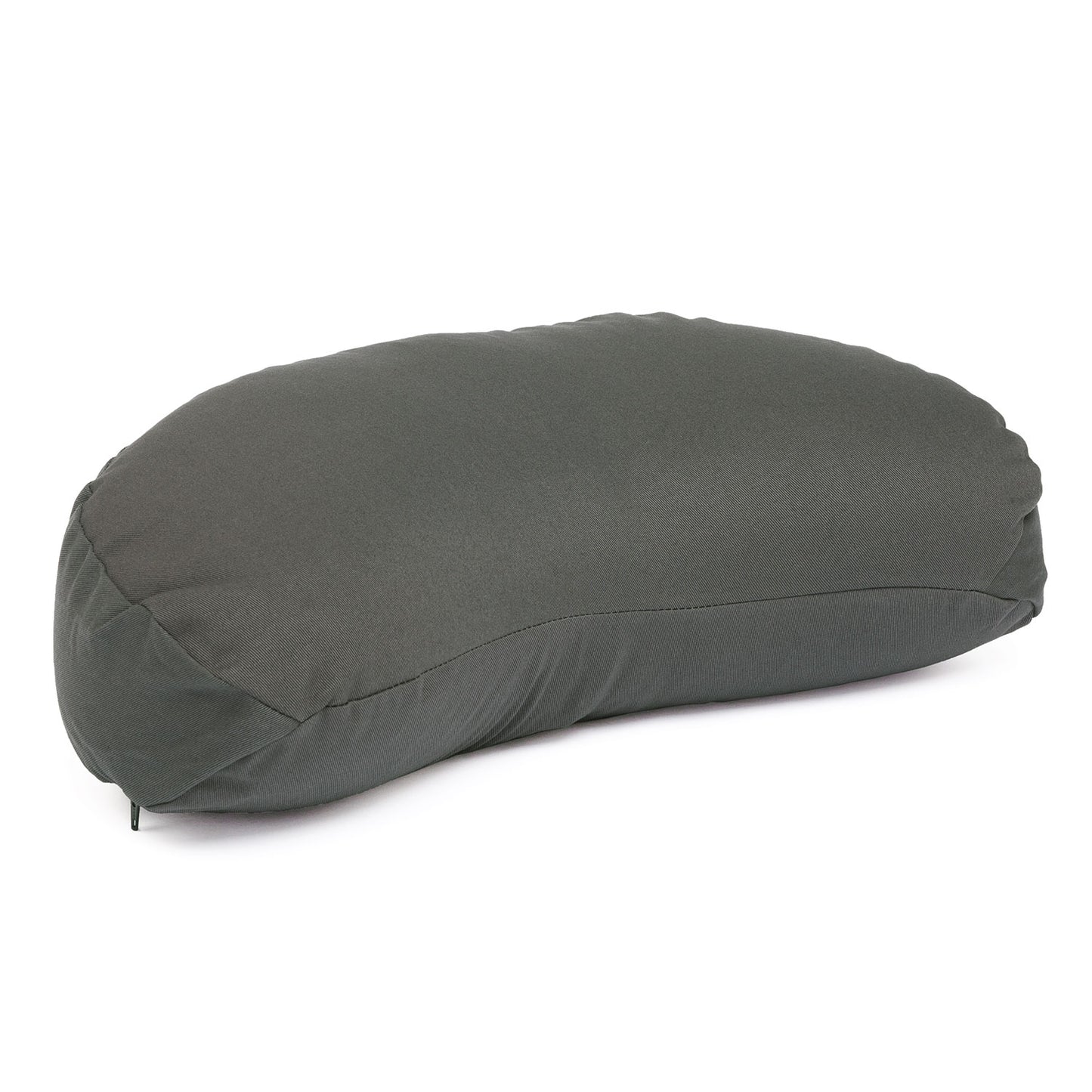 Slim Buckwheat Crescent Zafu Meditation Cushion - YOGI MOON ECO