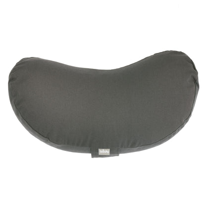Slim Buckwheat Crescent Zafu Meditation Cushion - YOGI MOON ECO