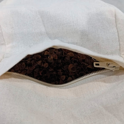 TEACHER Pack of 4 - Round Zafu Cushion | cotton INNER CASE Only filled with Buckwheat